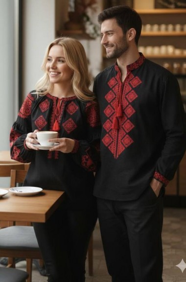 Блуза вышиванка   AMU-6220A799