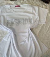 Футболка со стразами   ZAB-1116A220