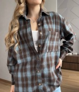 Рубашка в клетку  FL-2132A450