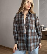 Рубашка в клетку  FL-2132A450