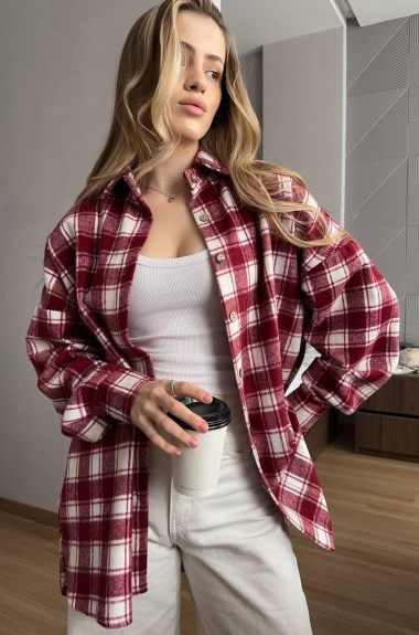 Рубашка оверсайз FL-2131A500 Рубашка оверсайз FL-2131A500