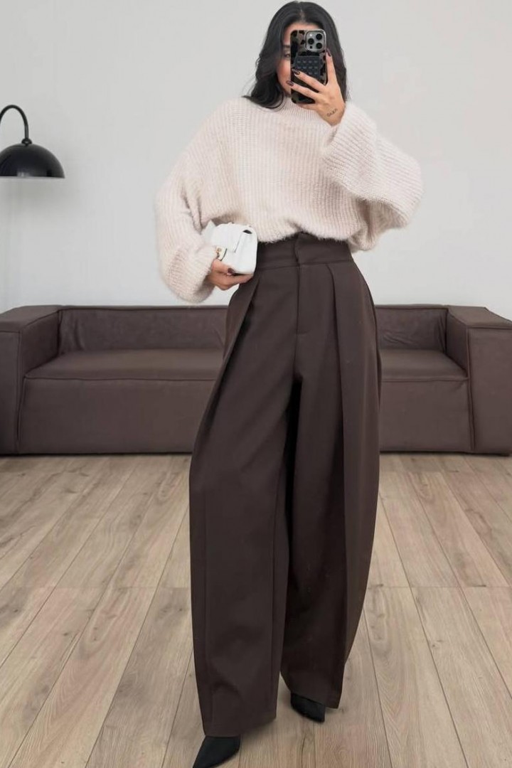 Брюки со складками  JW-409A420