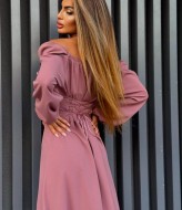 Платье с декольте  MB-63A650