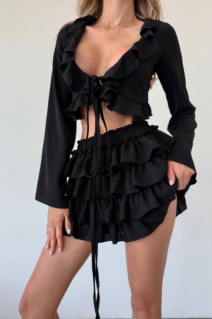 Комплект топ с шортиками  HOU-373A500