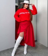 Длинная юбка на запах INS-490A600