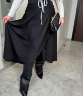 Длинная юбка на запах INS-490A600