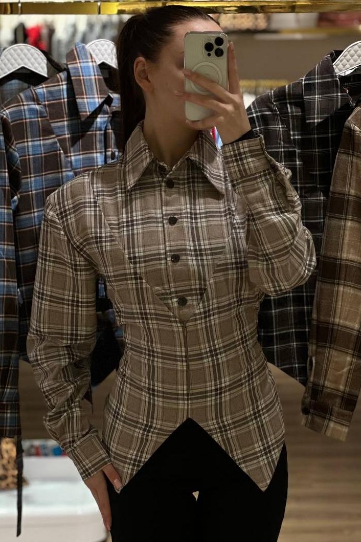 Сорочка з імітацією жилетки MV-889A890