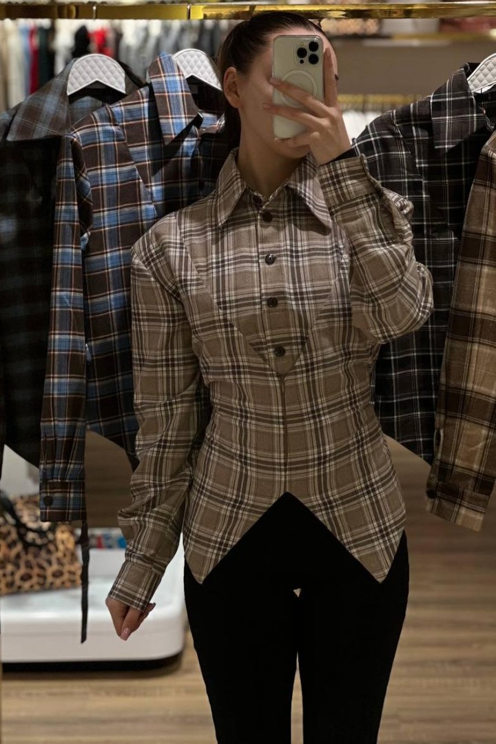 Сорочка з імітацією жилетки MV-889A890