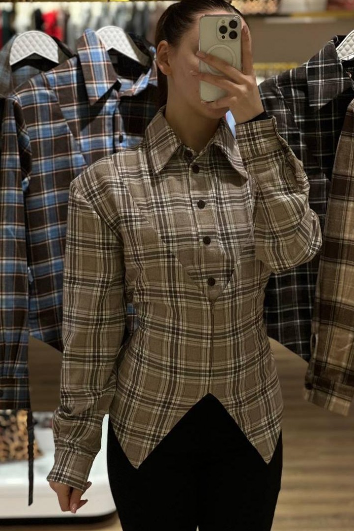 Сорочка з імітацією жилетки MV-889A890