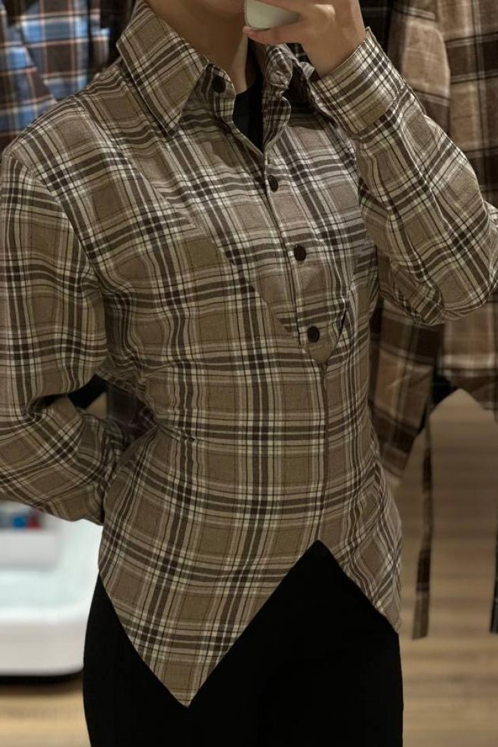 Сорочка з імітацією жилетки MV-889A890