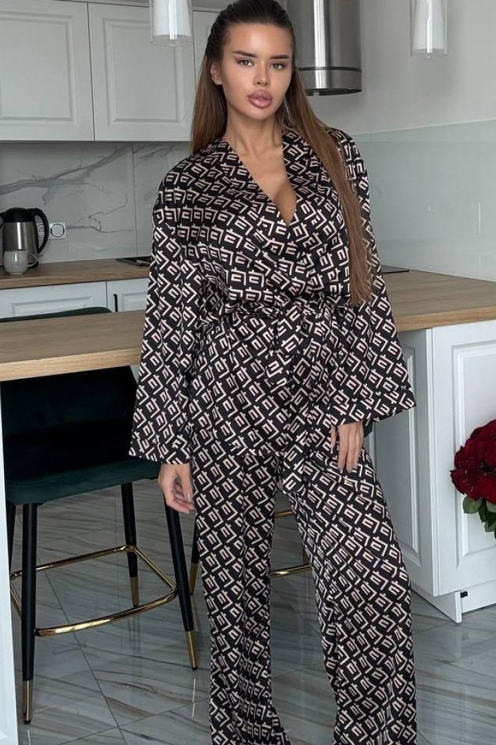 Шёлковый костюм SF-5564A600