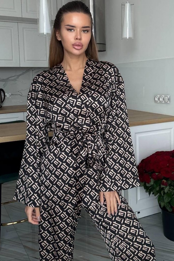 Шёлковый костюм SF-5564A600