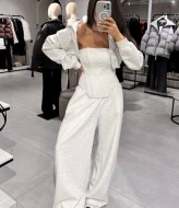 Брючный костюм с топом  SF-5710A850