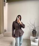 Сорочка з баскою ANM-422A580