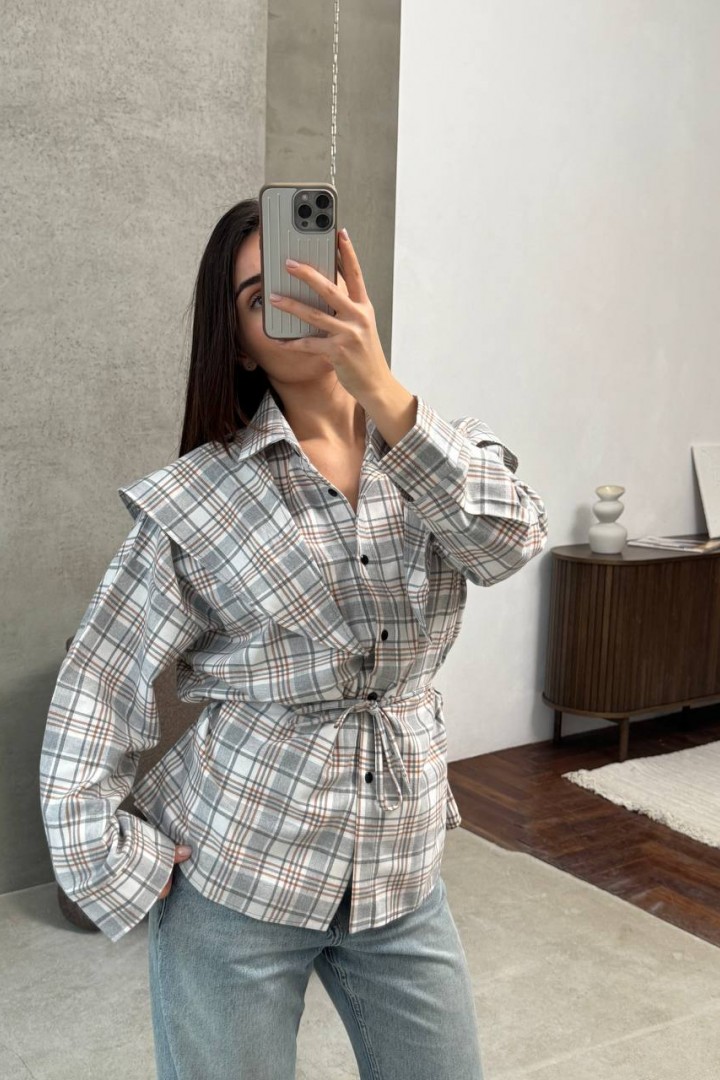 Сорочка з баскою ANM-422A580