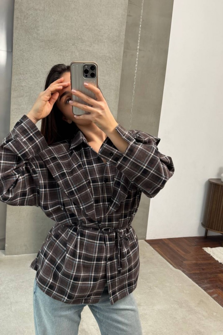 Сорочка з баскою ANM-422A580