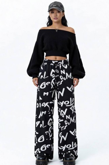 Велюровые джогеры  BAV-2607A299