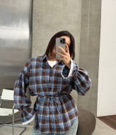 Рубашка с кружевом ANM-424A600