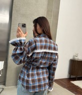 Рубашка с кружевом ANM-424A600