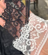 Лонгслів з мереживом AMU-959A349 