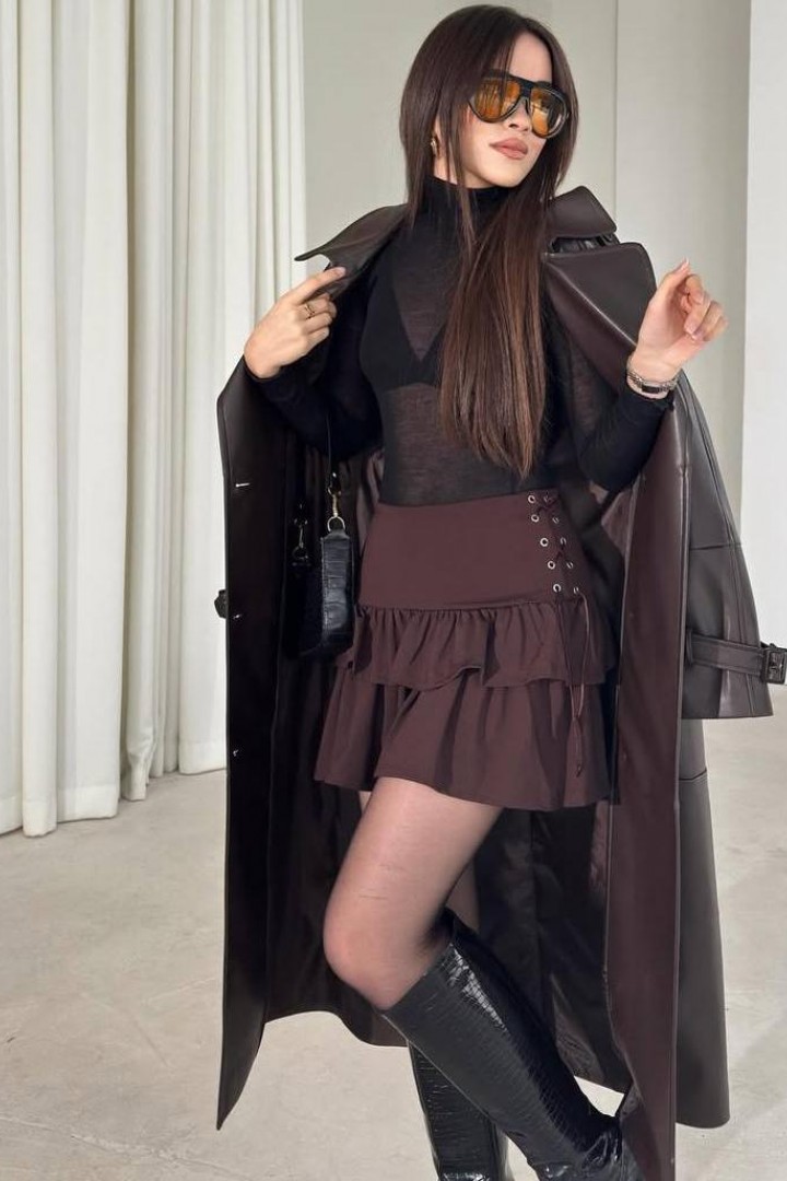 Юбка с оборками  JW-410A380