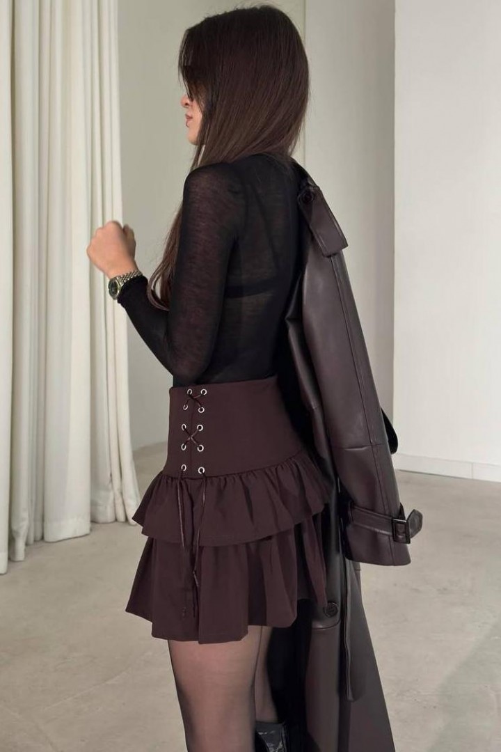 Юбка с оборками  JW-410A380