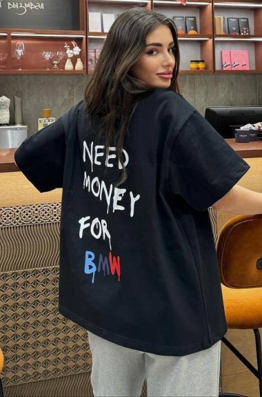 Футболка стильна оверсайз  MEB-229A350