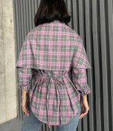 Сорочка з  хустинкою в клітинку MIL-255A700  