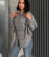 Сорочка з  хустинкою в клітинку MIL-255A700  