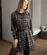 Платье с поясом HOU-422A750