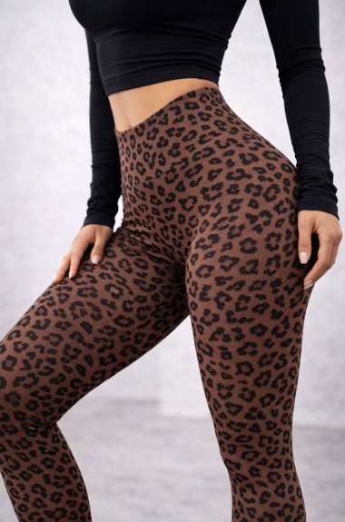 Лосины леопардовые JK-01038A280 Лосины леопардовые JK-01038A280