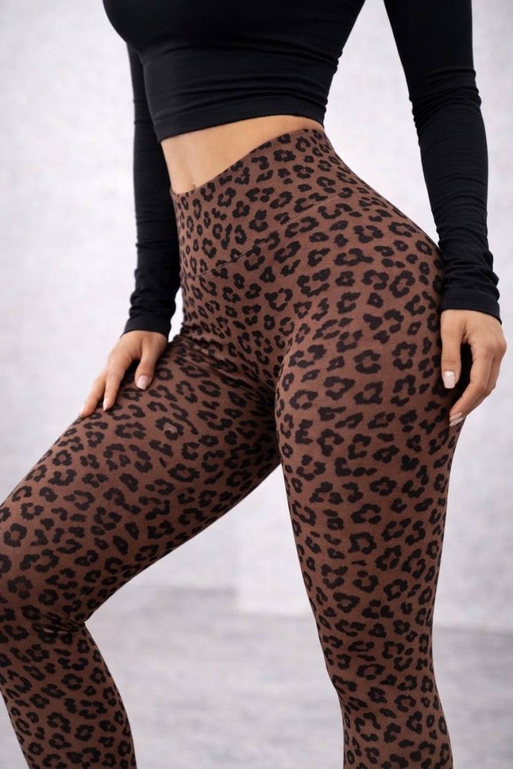 Леопардовые лосины  JK-01038A280