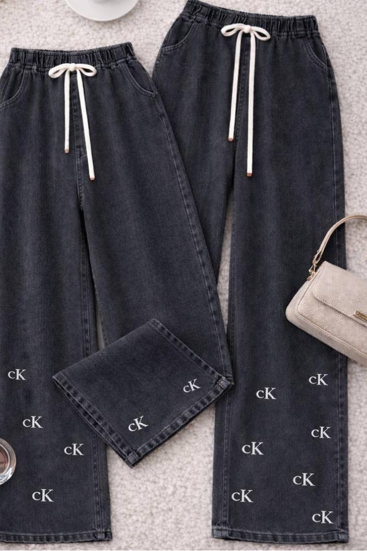 Джинсы с вышивкой  JK-1910A899