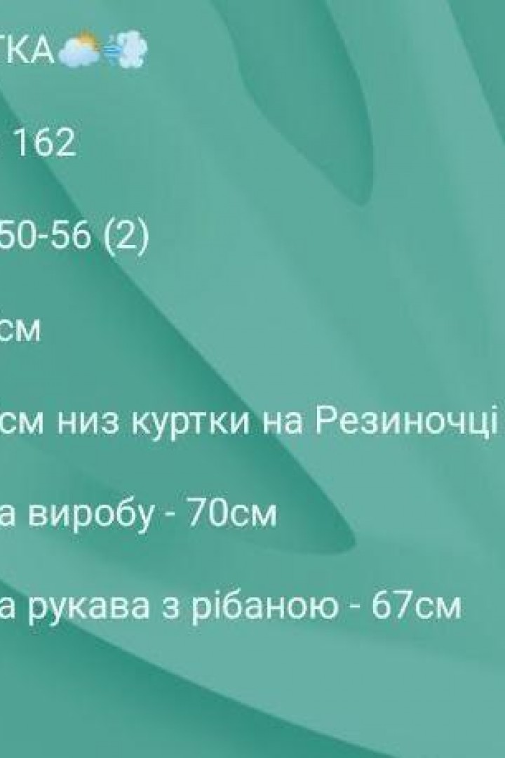 Демисезонная куртка  MB-162A550