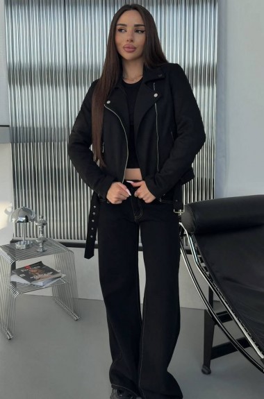 Замшевая косуха женская  INNA-02A1050