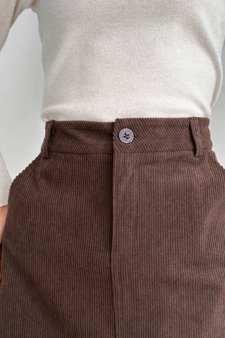 Вельветовая спідниця AMU-960.1A375