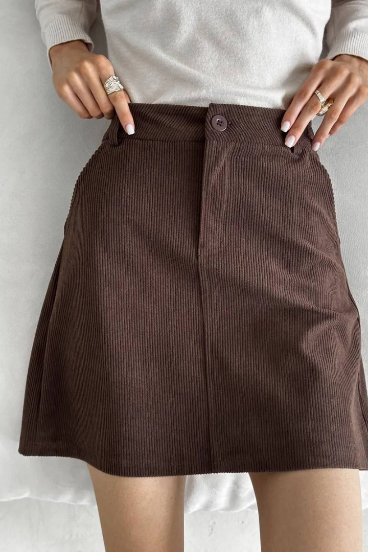 Вельветовая спідниця AMU-960.1A375