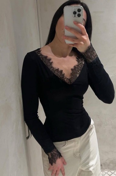 Нежный лонгслив HOU-428A349