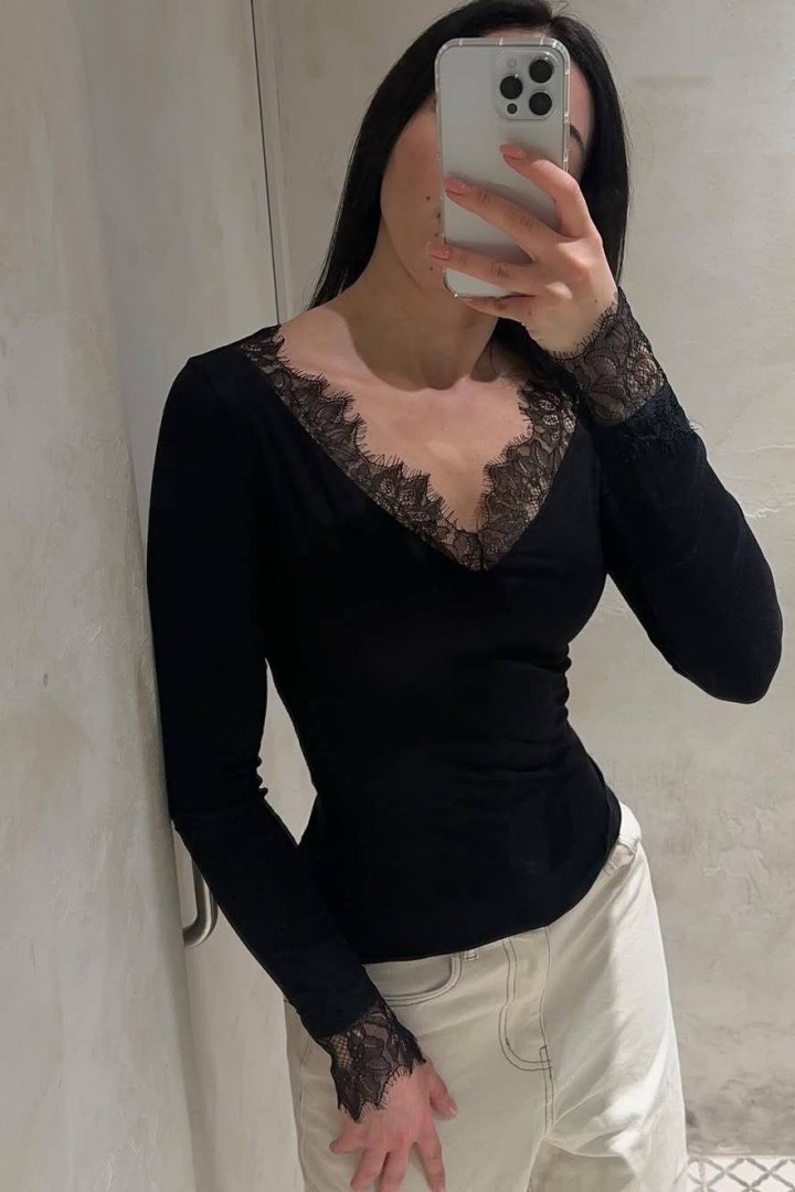 Нежный лонгслив HOU-428A349