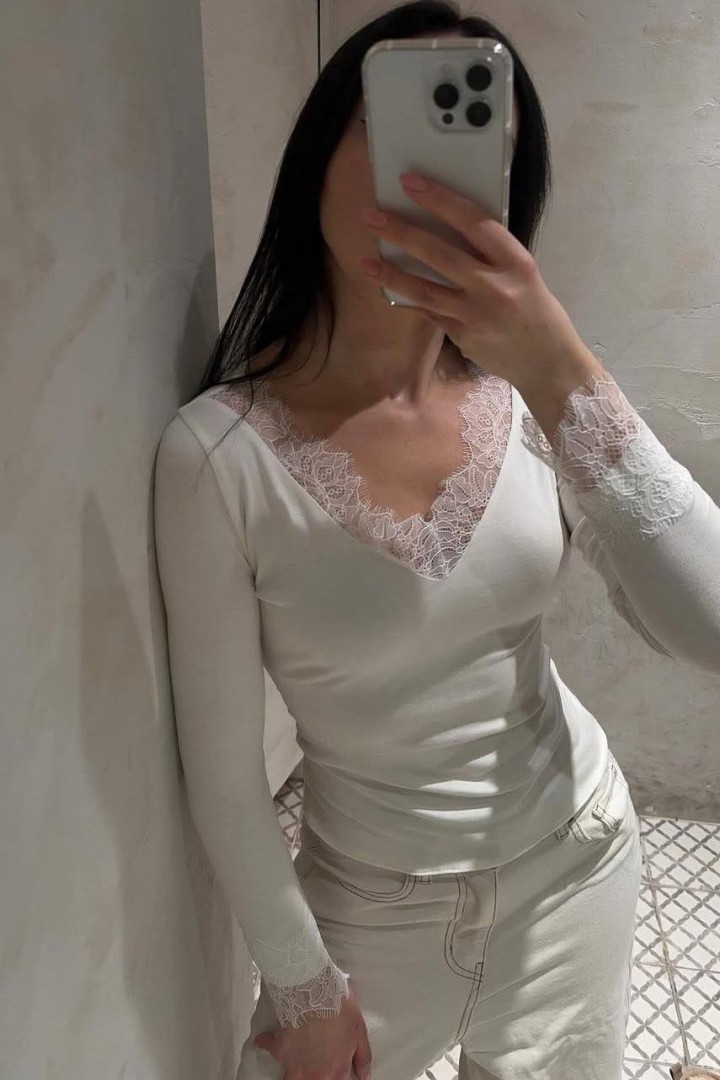 Нежный лонгслив HOU-428A349