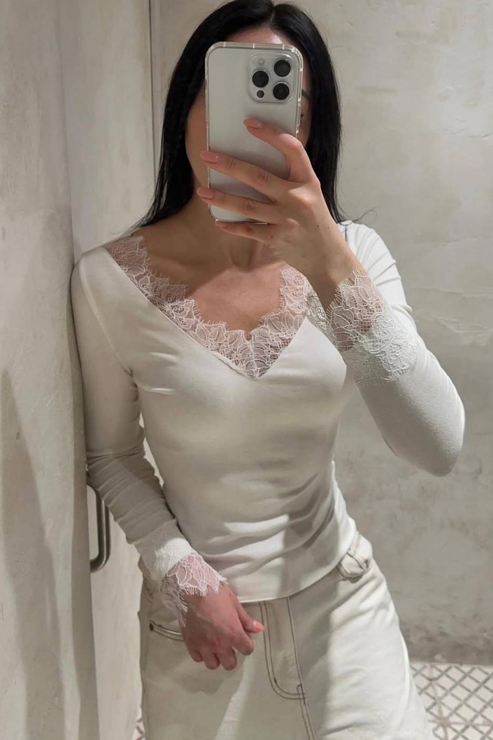 Нежный лонгслив HOU-428A349