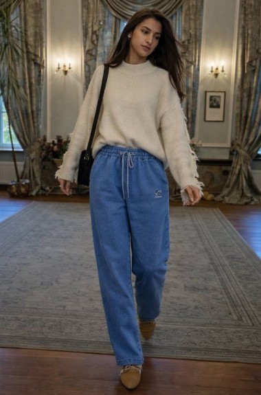 Джинсы свободного кроя STC-312A440