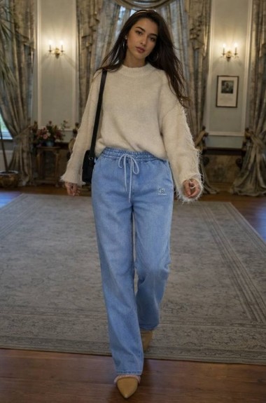 Джинсы свободного кроя STC-312A440