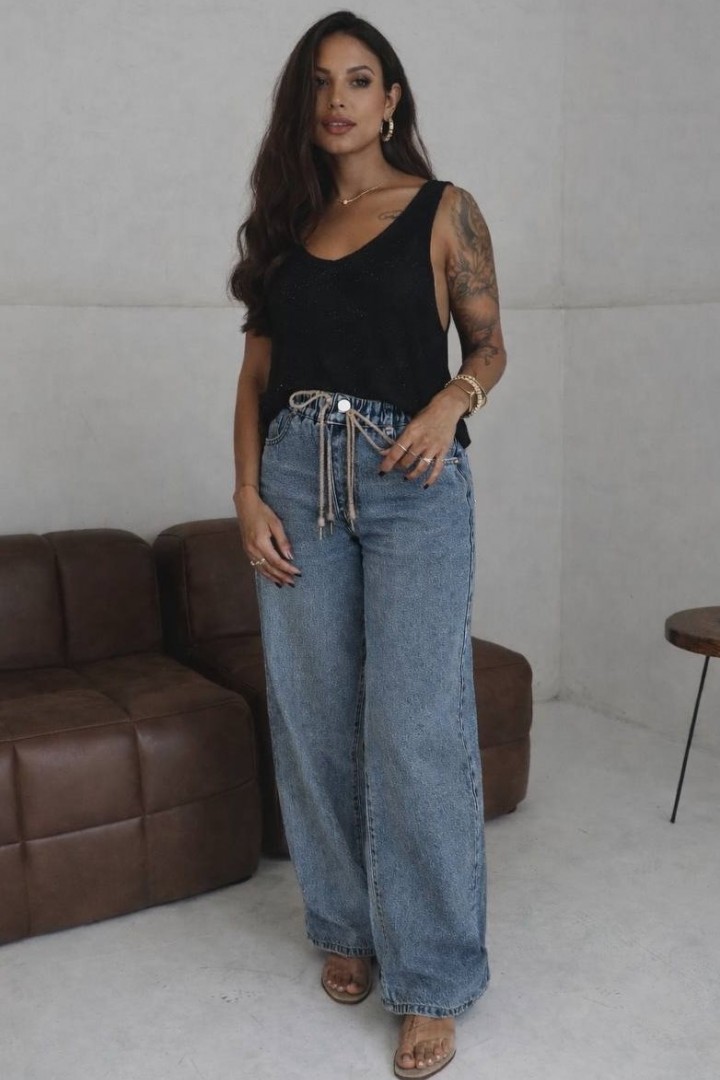 Стильні широкі джинси STC-313A599