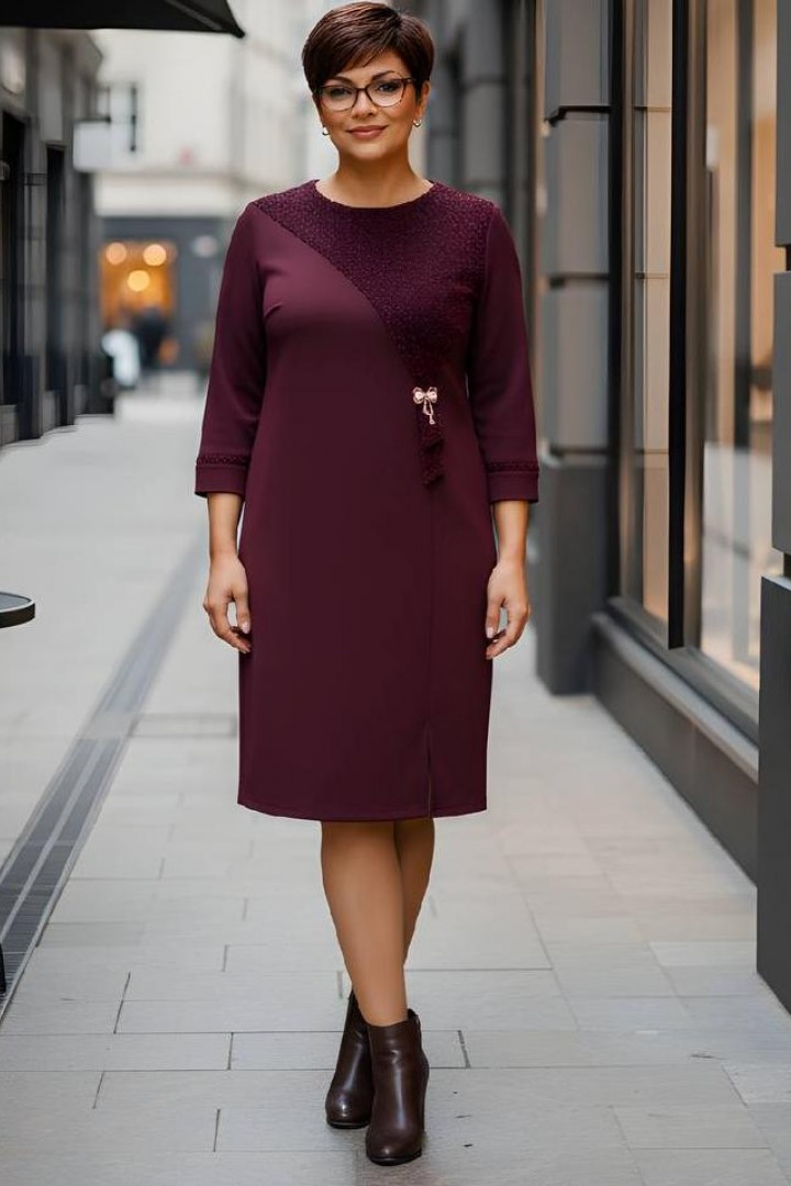 Платье офисное AO-2538A550