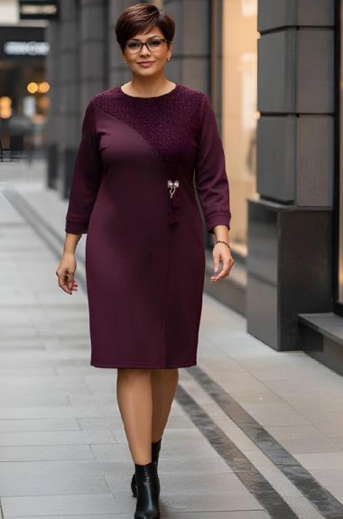 Платье офисное AO-2538A550