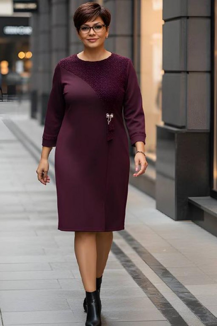 Платье офисное AO-2538A550