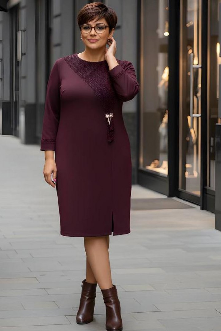 Платье офисное AO-2538A550