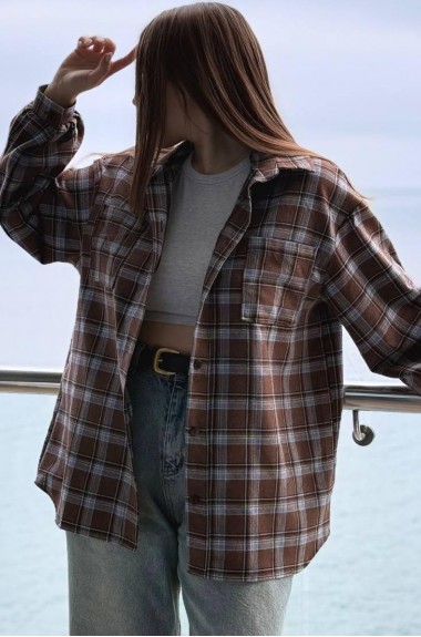 Трендова сорочка MEB-276A530