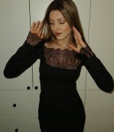 Лонгслів с ажурним декольте HOU-427A399